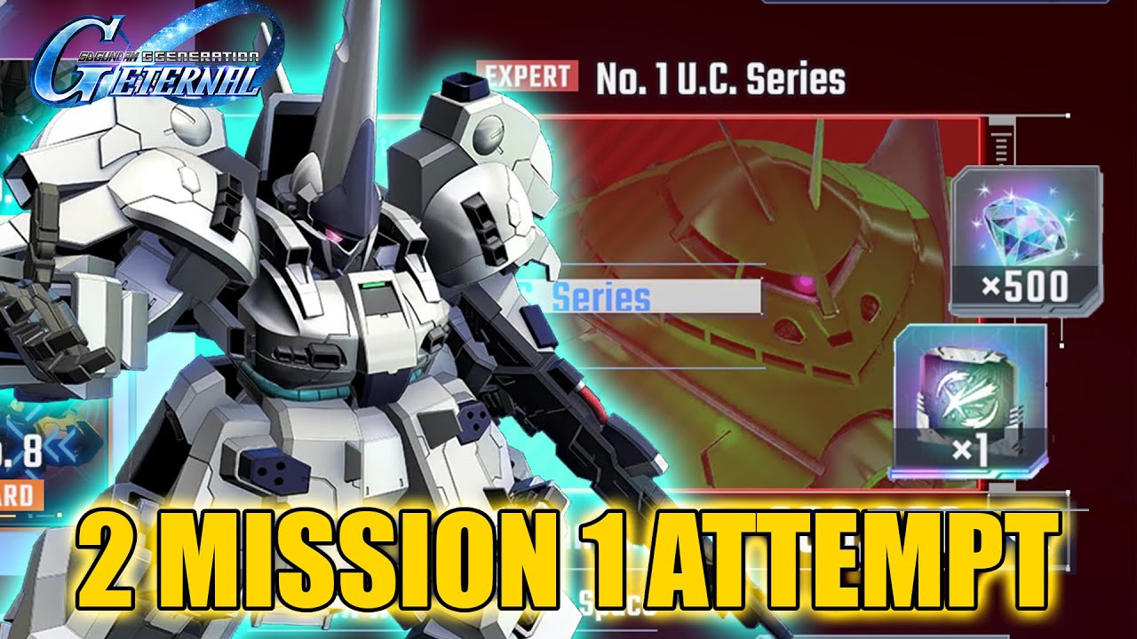 1 Pilot UR 2 Mission in 1 Attempt, Eternal Road EXPERT No 1 | SD Gundam G Generation ETERNAL