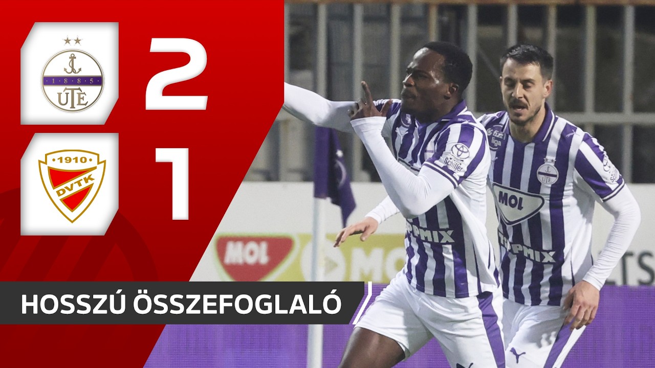Fizz Liga: Újpest–Diósgyőr 2–1 | hosszú összefoglaló