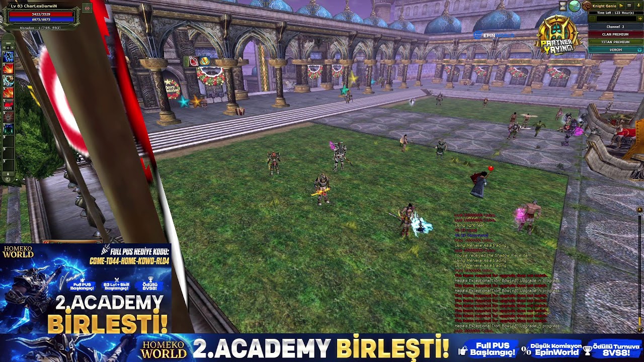 HomekoWorld %200 Daha Kolay 2.Academy 09 Ocak'ta! | Full PUS Hediye! | 500K GB Alımı! | #hkw #ko