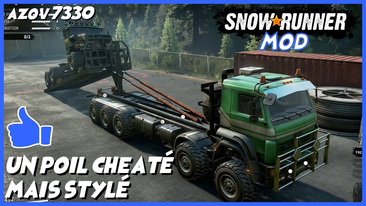 Mod Azov 7330 - A bit cheated, but stylish - Snowrunner Series X