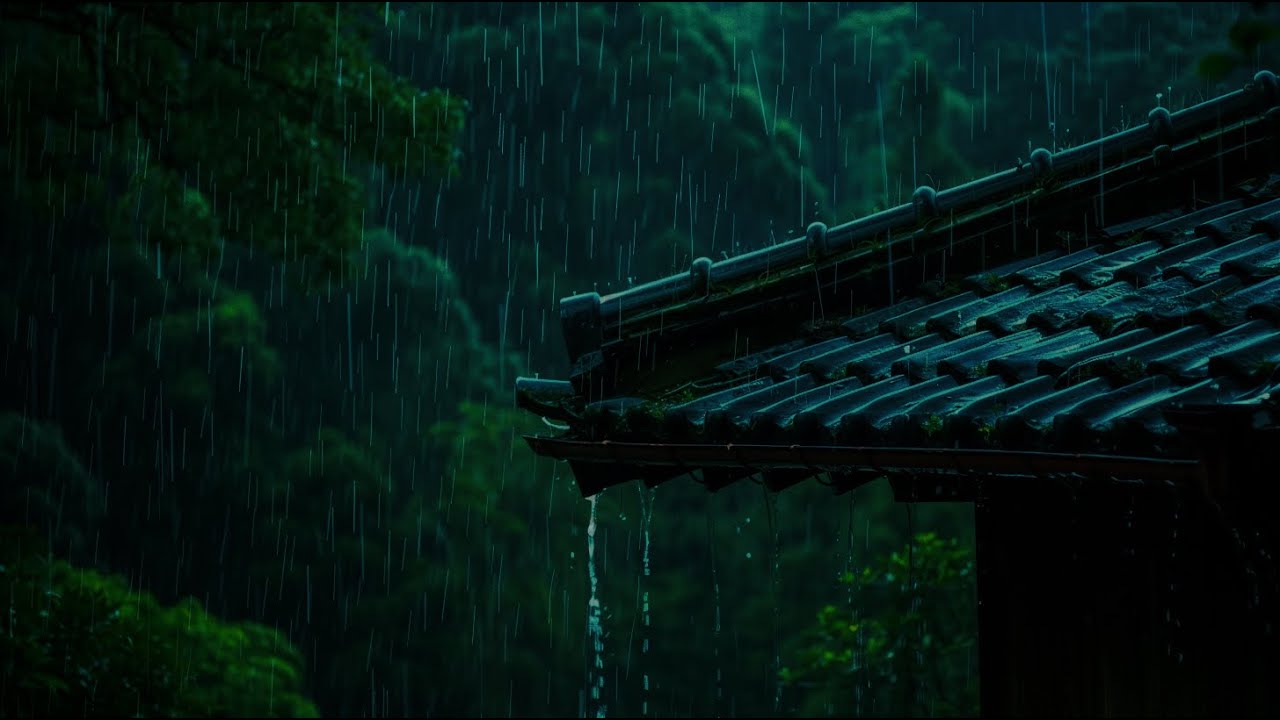Heavy Rain & Thunder for Deep Sleep | Relieve Stress, Focus Fast
