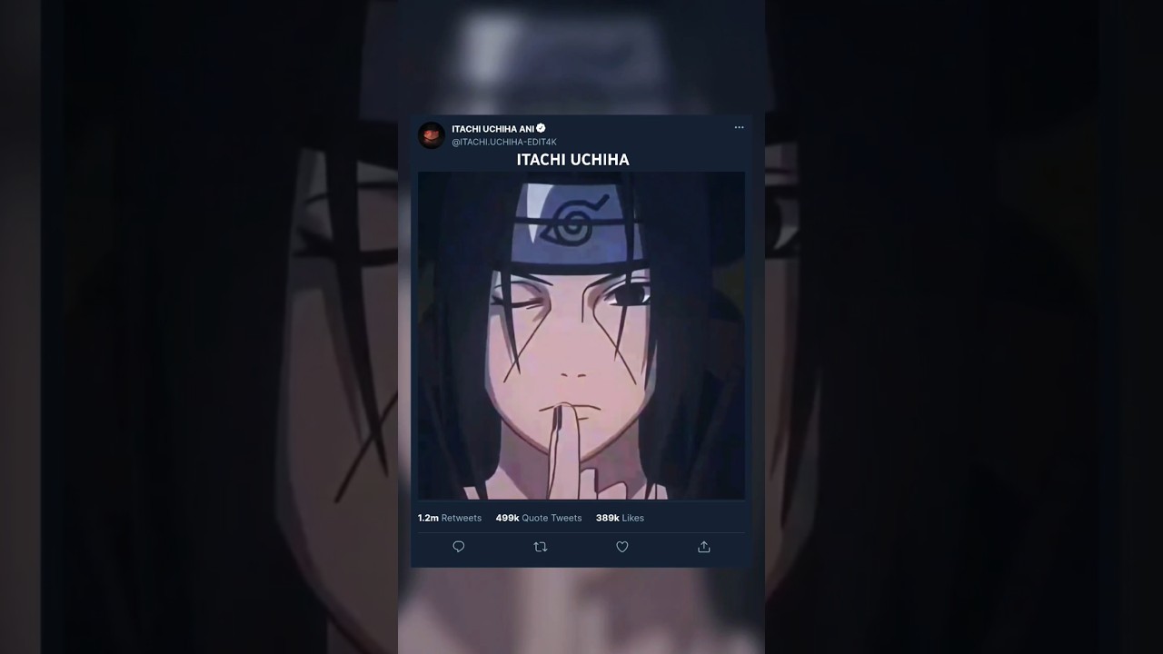 Itachi Uchiha: The Tragic Genius