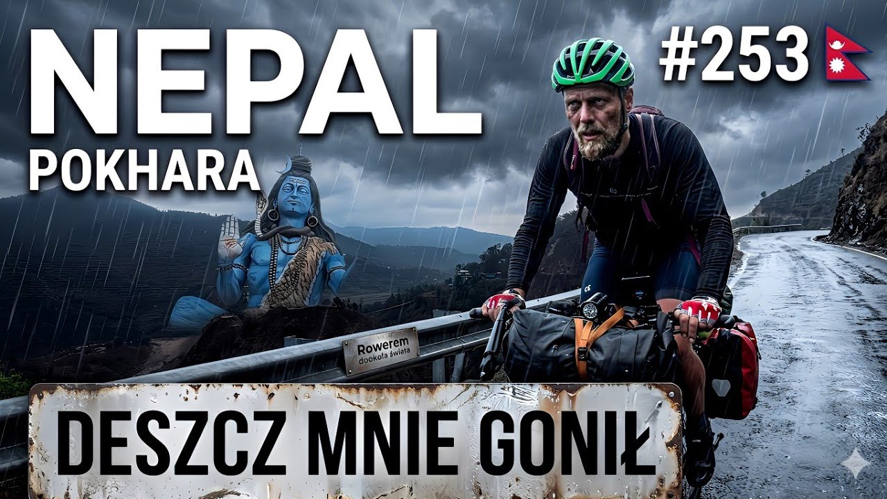 NEPAL, POKHARA + UCIEKAŁEM PRZED DESZCZEM I SZUKAŁEM BIWAKU PO CIEMKU