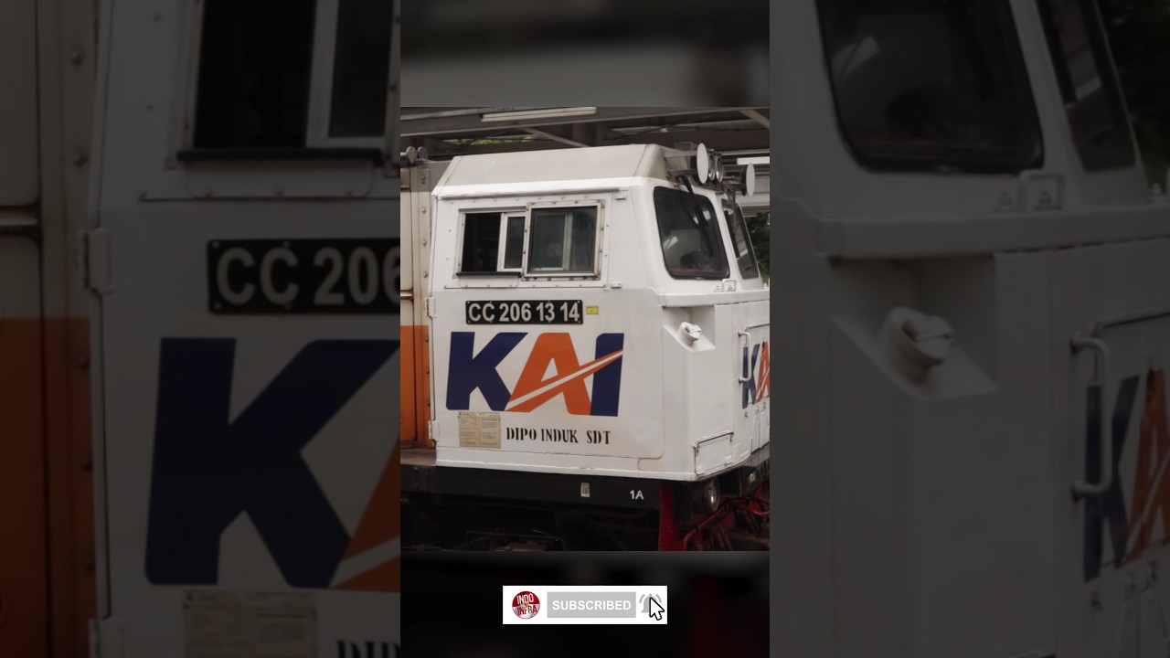 KA Cikuray train with CC 206 1314
