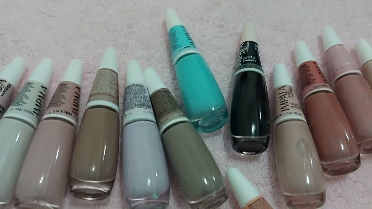 TESTANDO ESMALTES IMAPALA/ COMO FICA NAS UNHAS  CADA COR DE ESMALTES