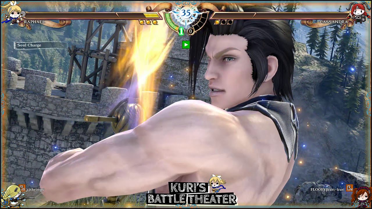 SoulCalibur 6 (Cassandra) FLOOFY|Kuri-kuri vs (#16 Ranked Raphael) cjshrimpy