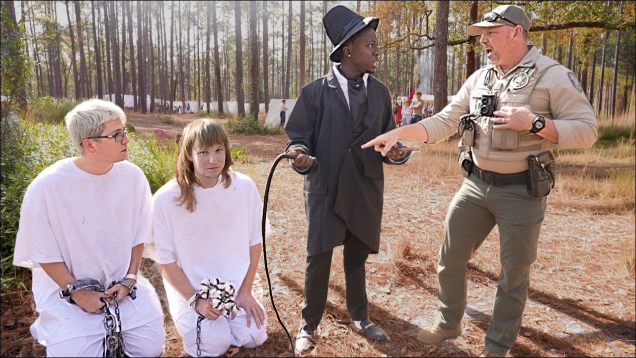 Dressing Up As Slaves At Civil War Reenactment
