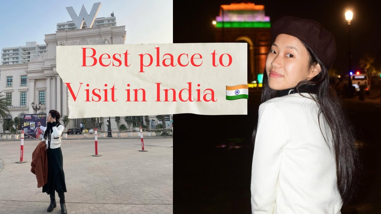 Best place to visit In India, 😍 || Omaxe World Street || India Gate🇮🇳
