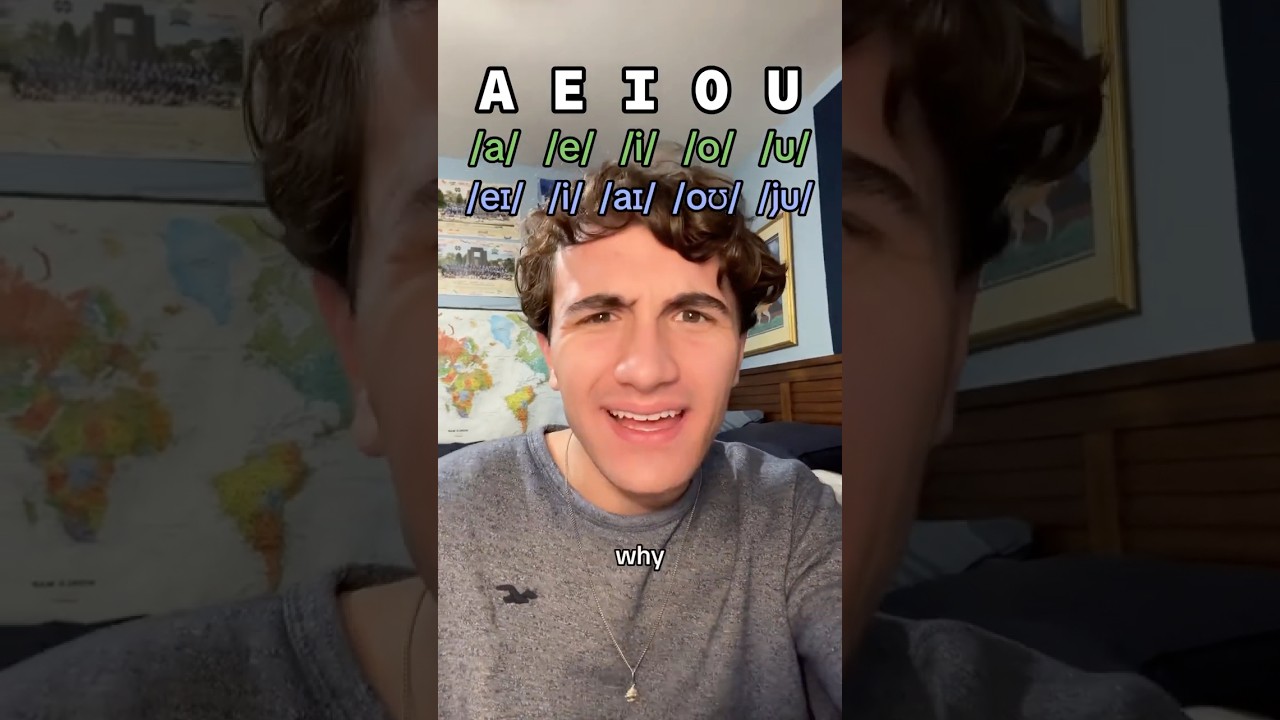 Why are English Vowels Pronounced so Weird?
