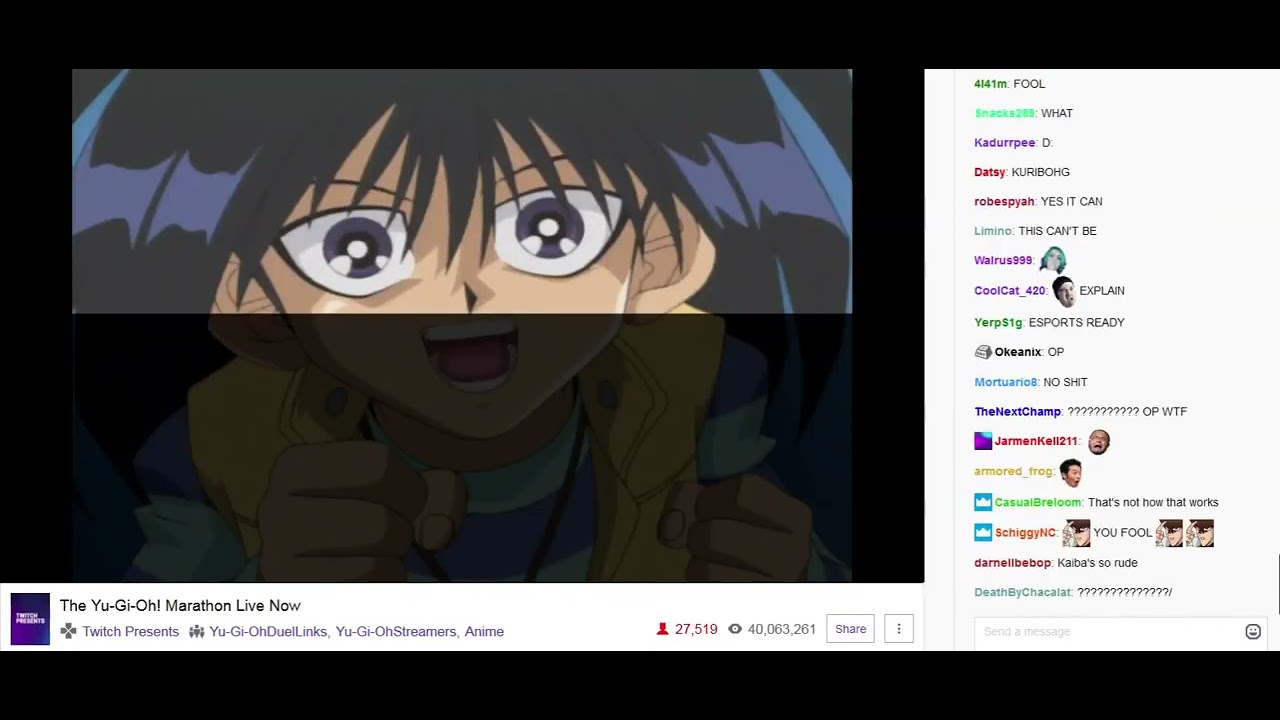 Twitch Reacts to Kaiba versus Yugi Duel (Battle City Tournament)