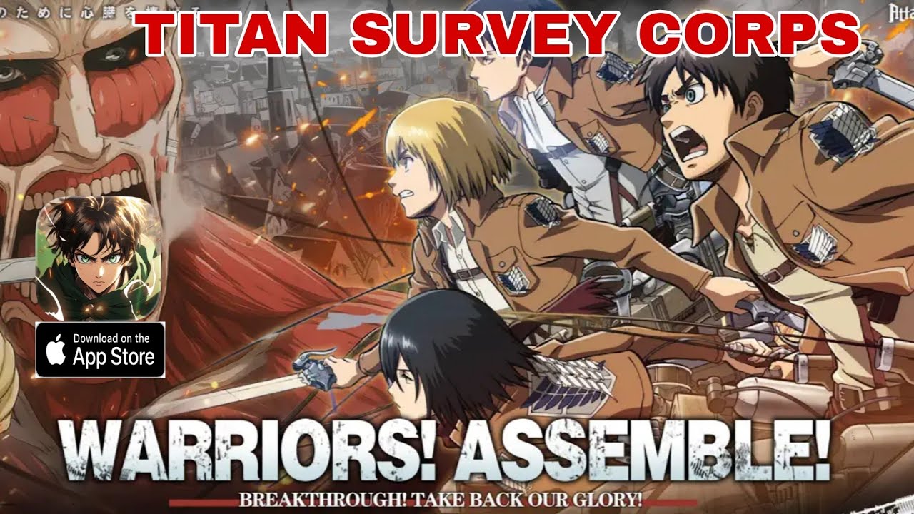 Titan Survey Corps Gameplay - RPG Game iOS