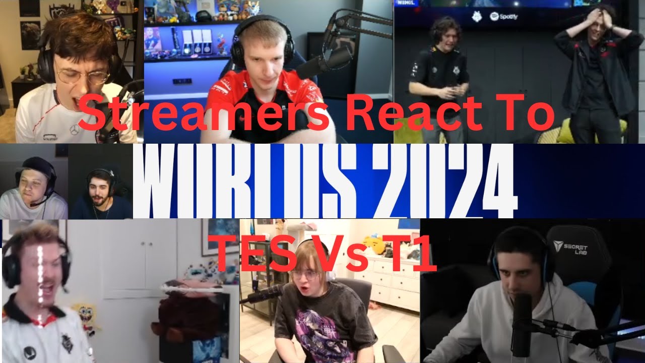 Streamers React to a FLAWLESS Series by T1 at Worlds 2024 Day 17!