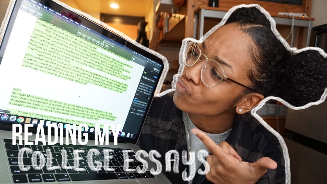 Reading the Essays that Got Me Into The University of Michigan CoE!! | KoriMaria