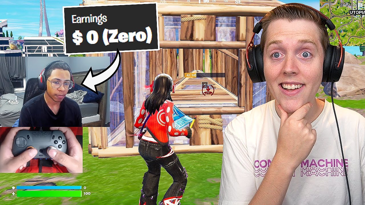 I Found The BEST Fortnite Player With *NO* Earnings! (Future Pro?)