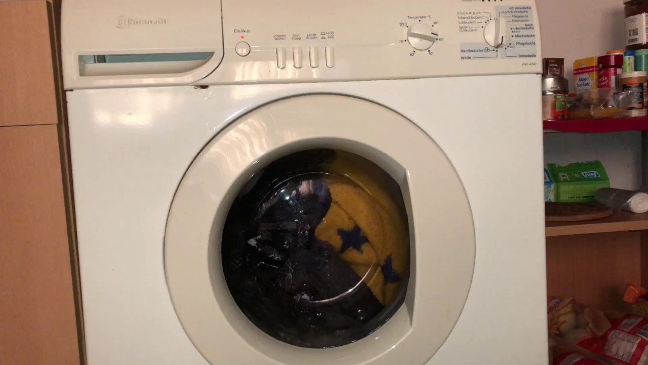 Entspannung Waschen Entspannungswaschen Impressionen Waschmaschine Bauknecht Wolle komplett ASMR