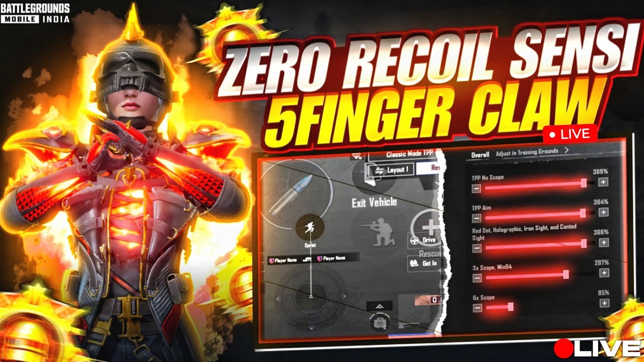 DowzZz Gaming Solo Vs Squad BGMI Live 🔴 | Fastest 5 Finger Player PUBG mobile