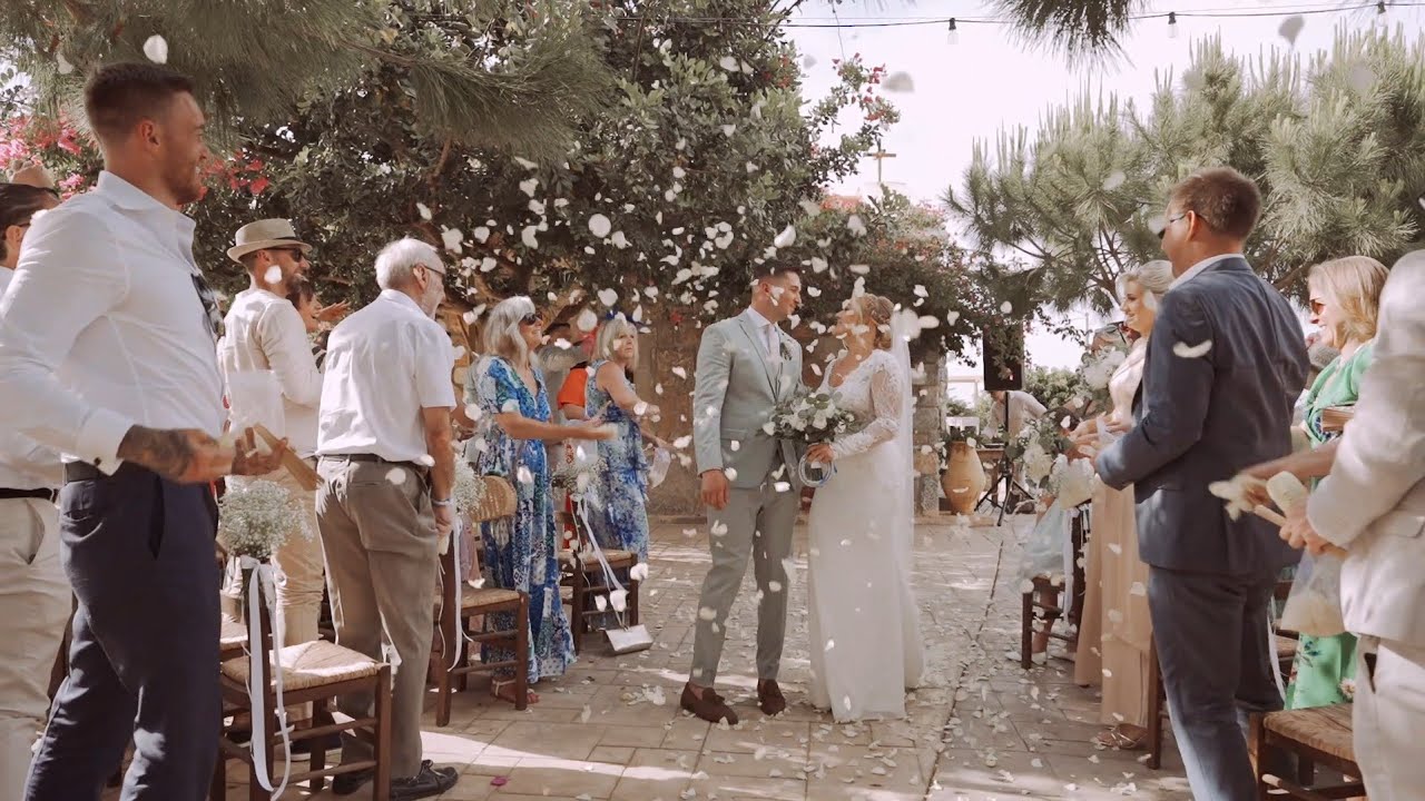 Amy & Luke \\ Wedding in Crete,Greece