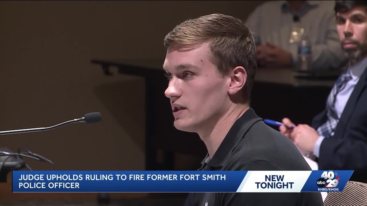 Former Arkansas officer loses appeal to regain job after gun incident