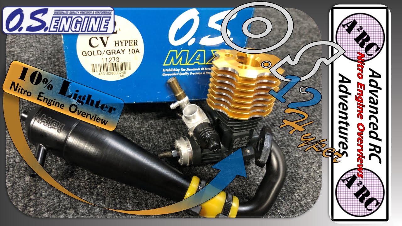 OS 12CV Hyper Nitro Engine Overview - HPI Tuned Pipe A950