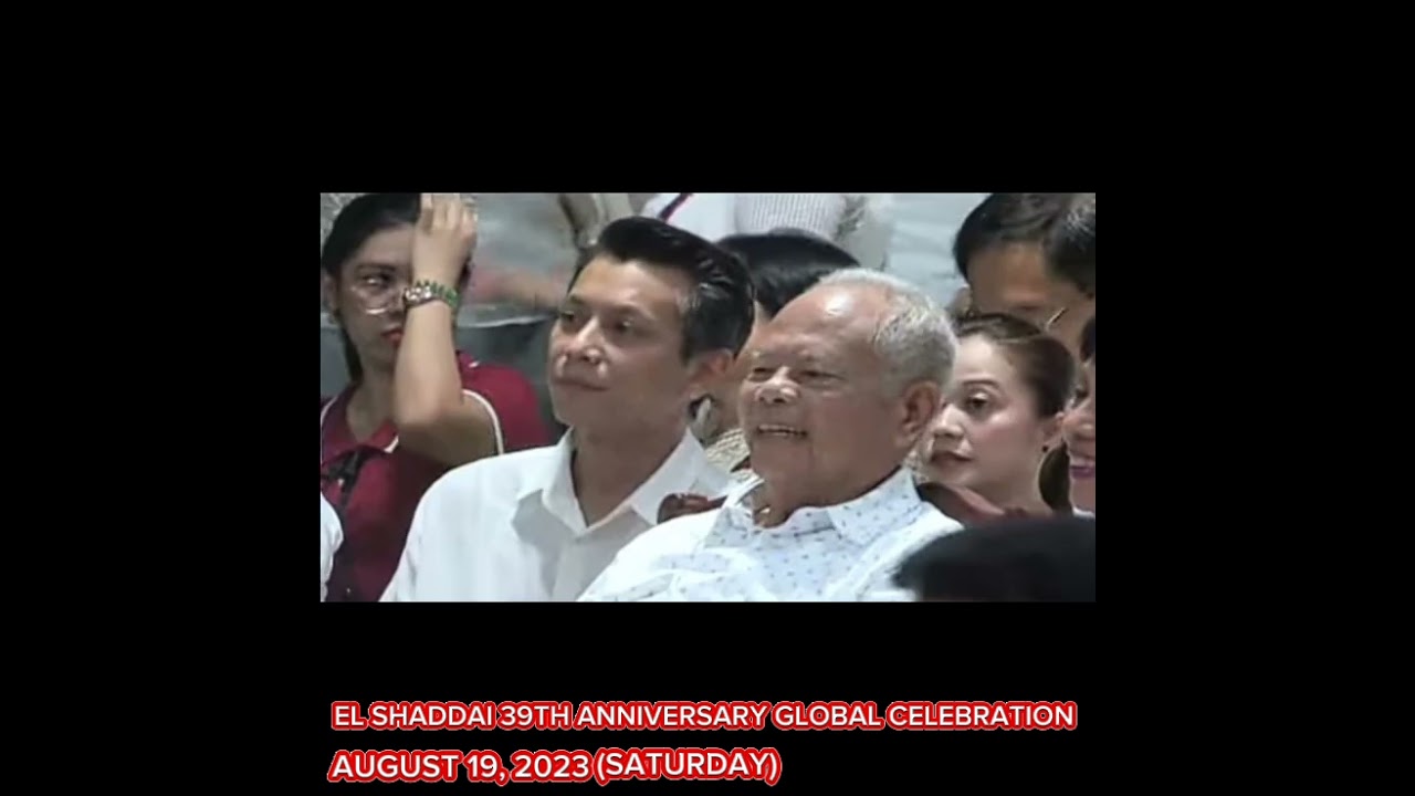 THANK YOU SO MUCH TO ALL OF US❤️SUCCESSFUL BLESSED 39TH ANNIVERSARY GLOBAL CELEBRATION OF EL SHADDAI