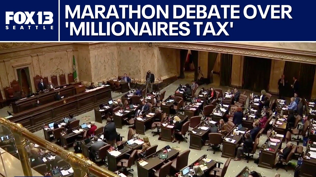 WA House marathon debate underway over 'millionaires tax' | FOX 13 Seattle