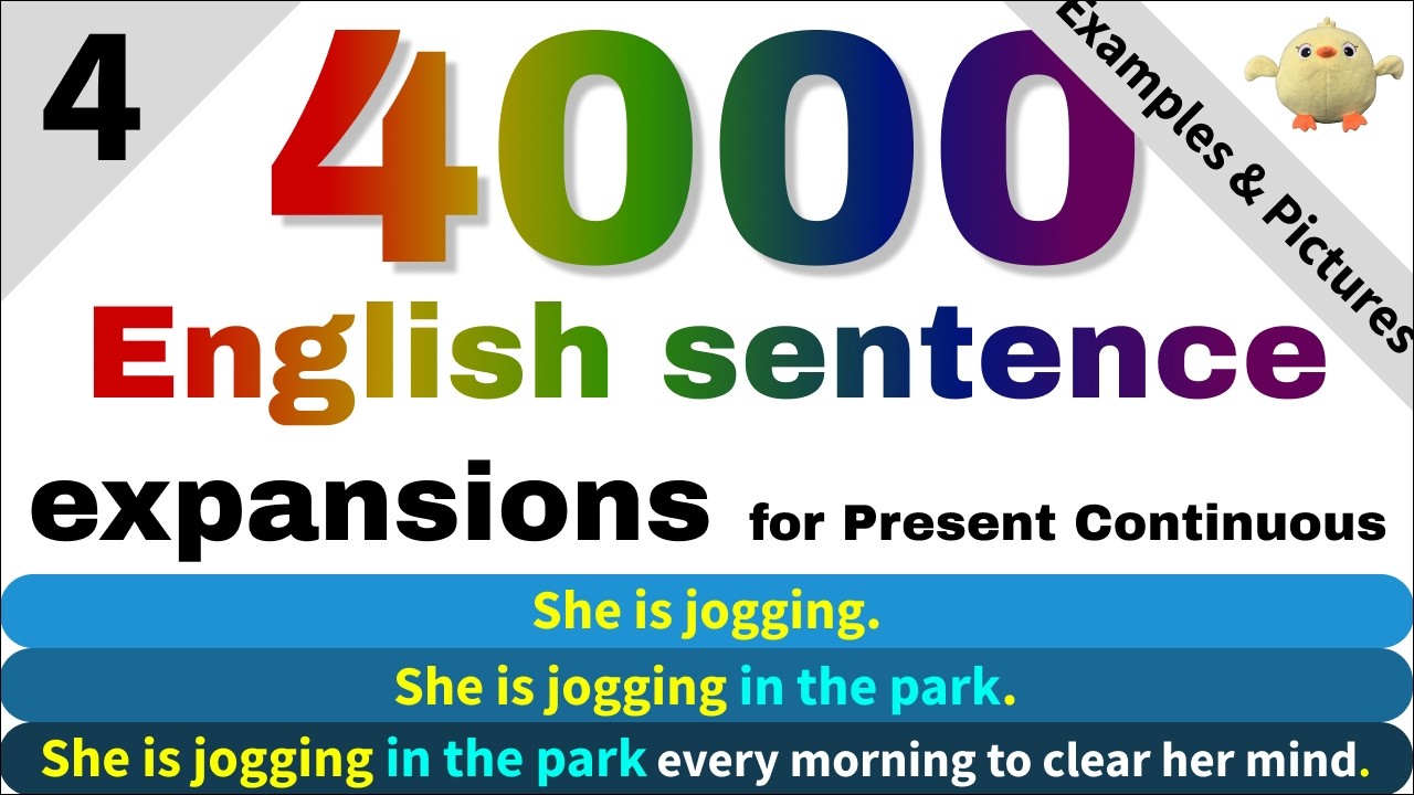 English listening and speaking practice: English Sentence expansion, the BEST way to learn English