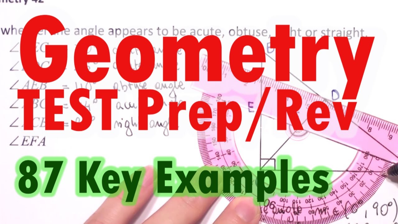 Geometry Test Prep & Review | 87 Practice Problems with Solutions
