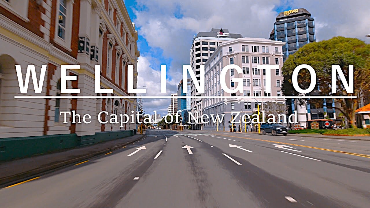 [4K] Wellington City Drive /The Capital of New Zealand