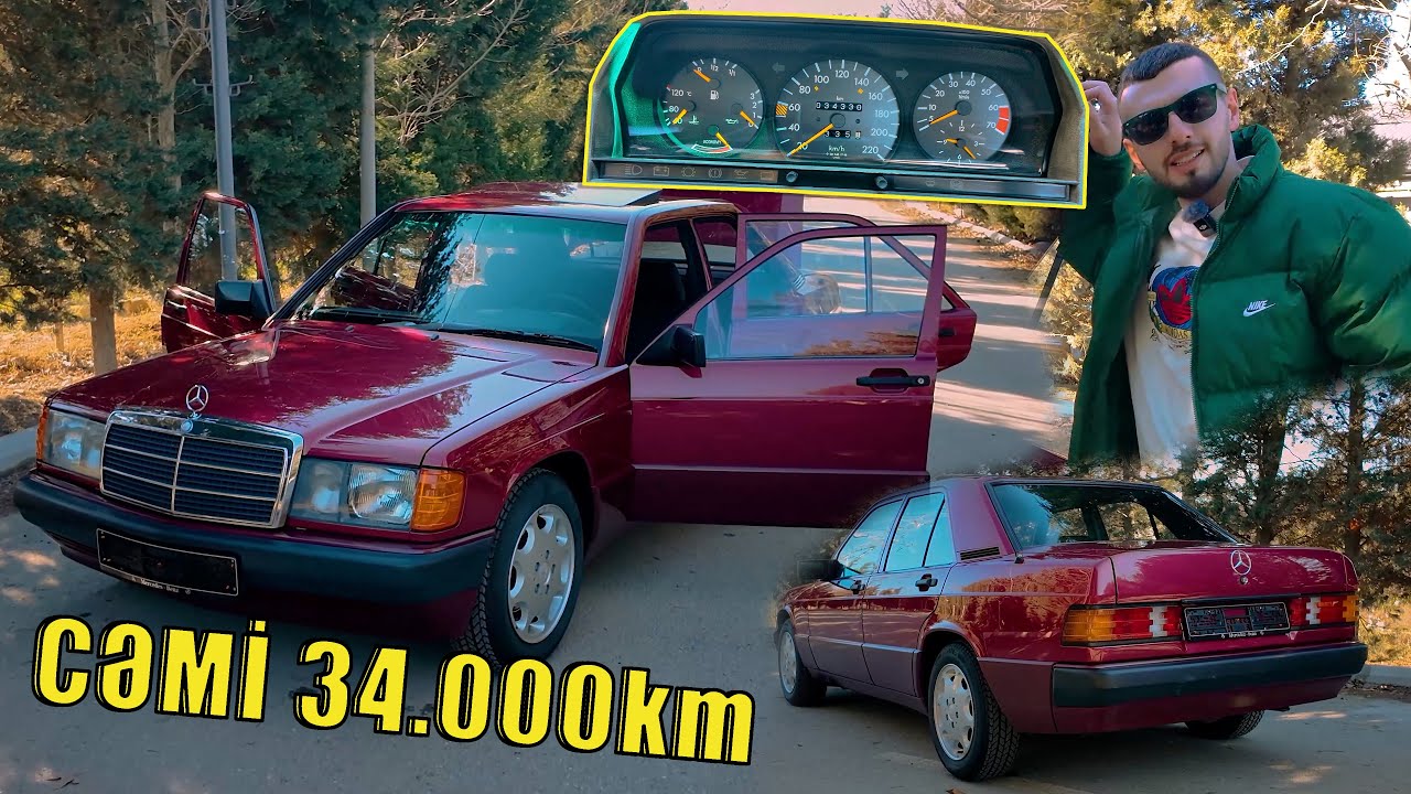 Cəmi 34.000 km də | Mercedes Benz 190E