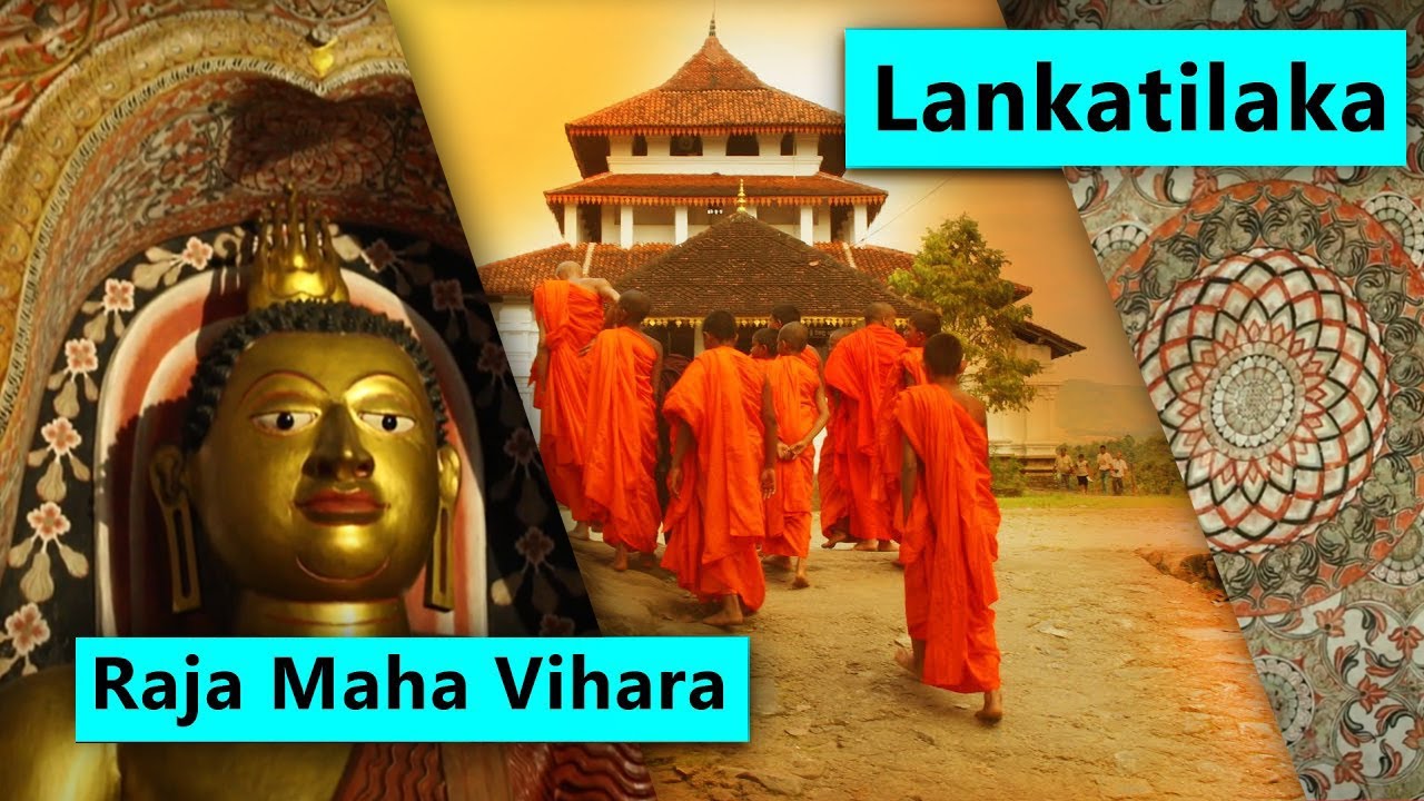 Lankathilaka Raja Maha Vihara | Unique temple architecture | Sri Lanka
