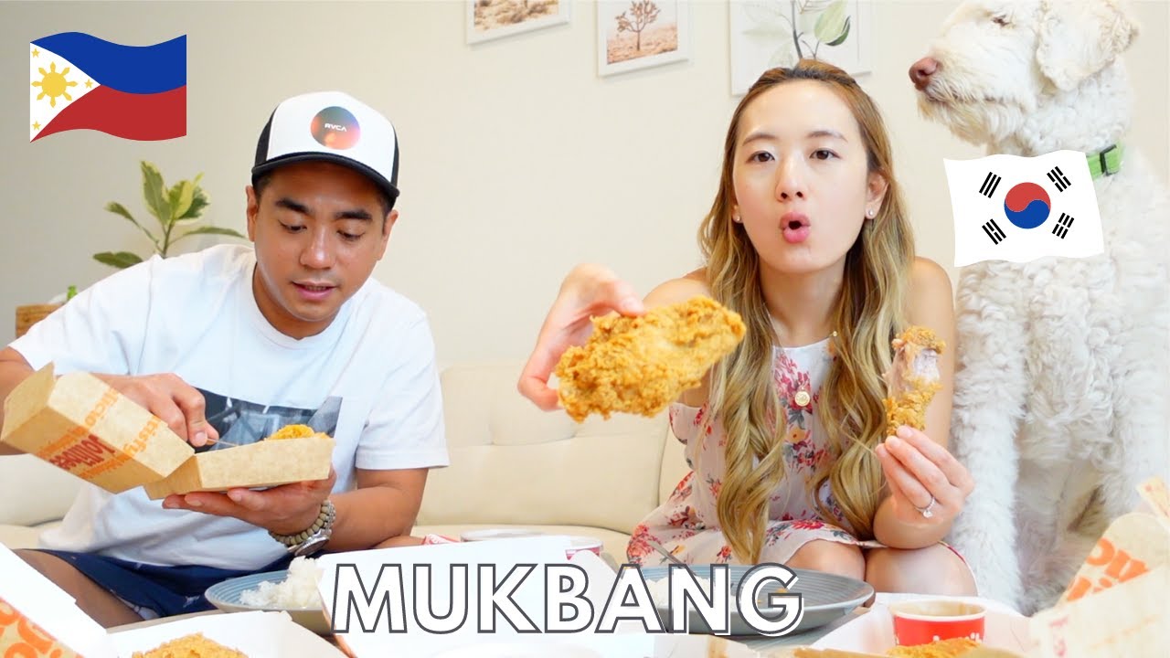 CHEAT DAY!! Korean Filipino Couple MUKBANG