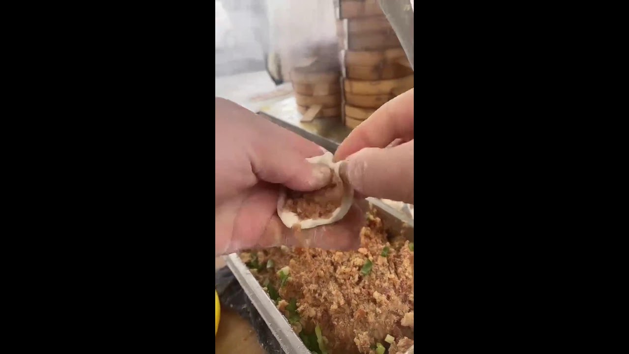 Chinese Street Food Livestream | POV Soup Dumpling Technique with Real Market Sounds