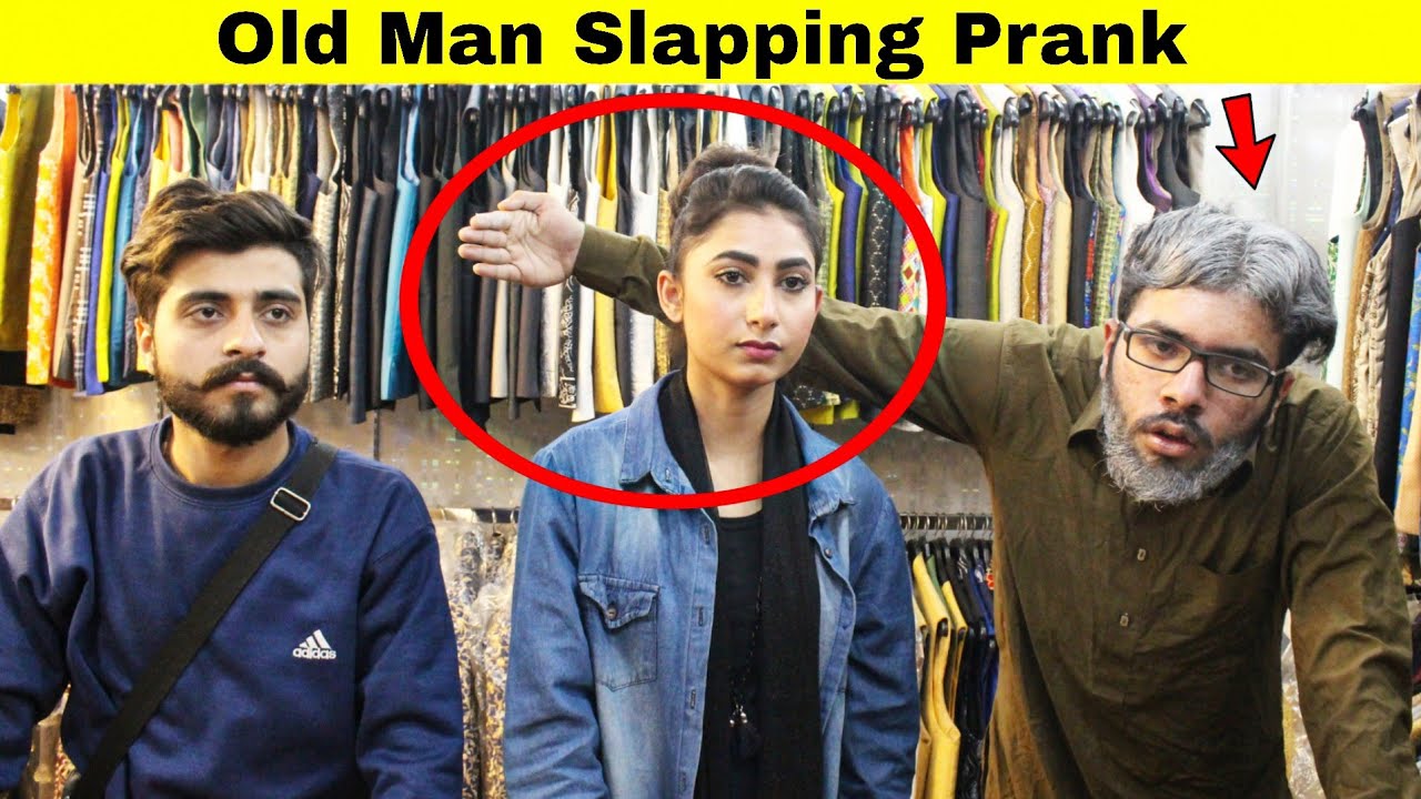 Old Man Slapping Prank On Girl | Prank in Pakistan | @Hit Pranks