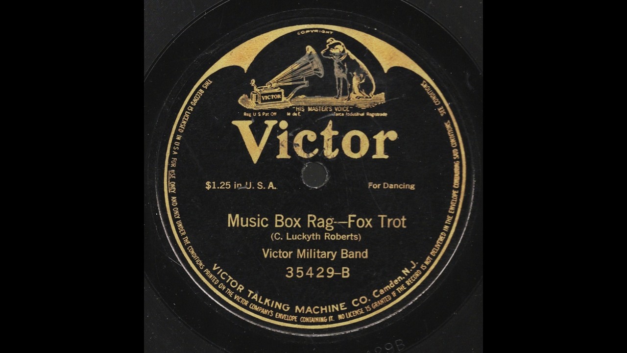 Music Box Rag--Victor Military Band, 1914