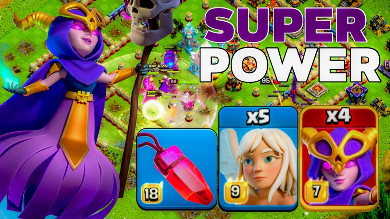 Unstoppable TH16 Super Witch Smash Legend League Attacks! Clash of Clans