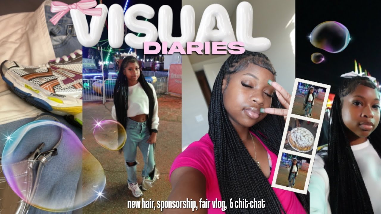 VISUAL DIARIES 003🎀: (ft. lululife) new hair, fair vlog, chit-chat, etc. ||Kennedy Jayde