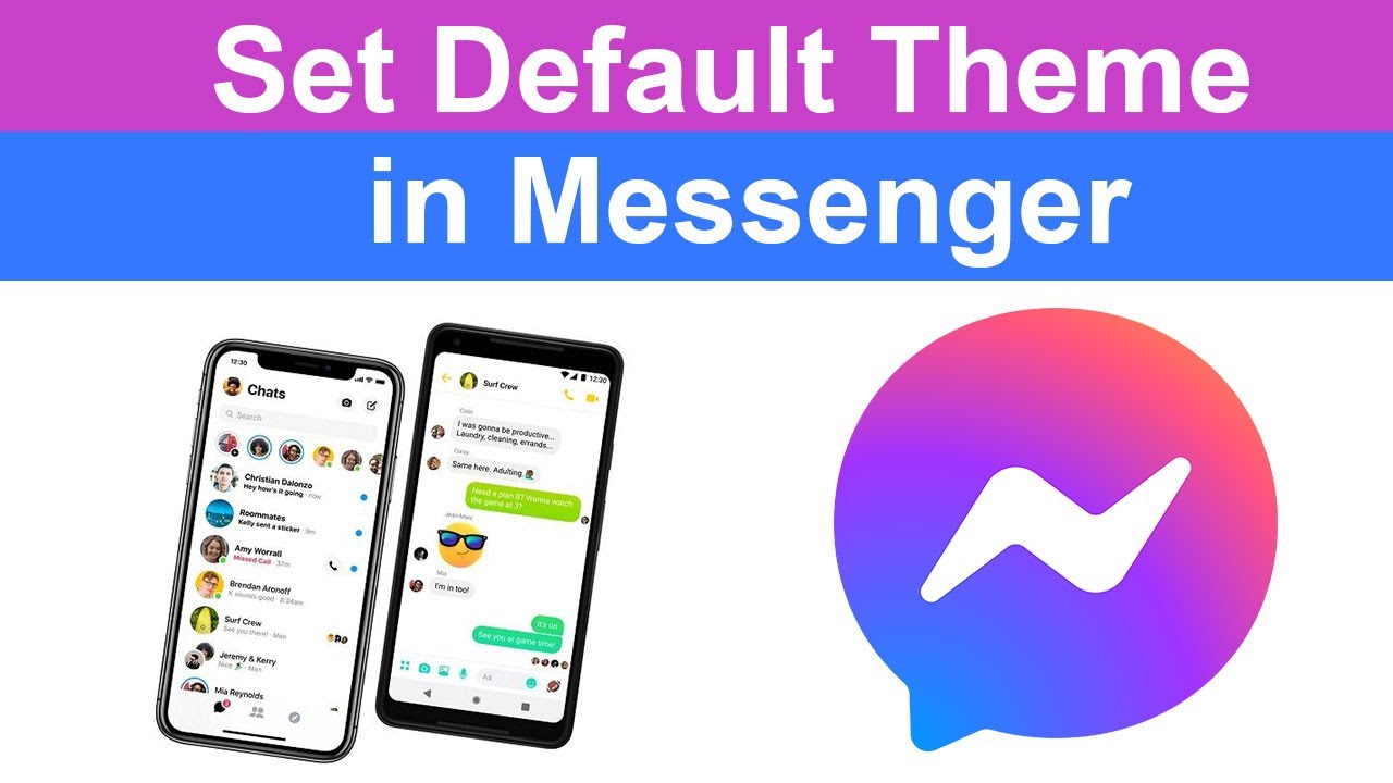 How to Set the Default Theme in Messenger App Group Chat?