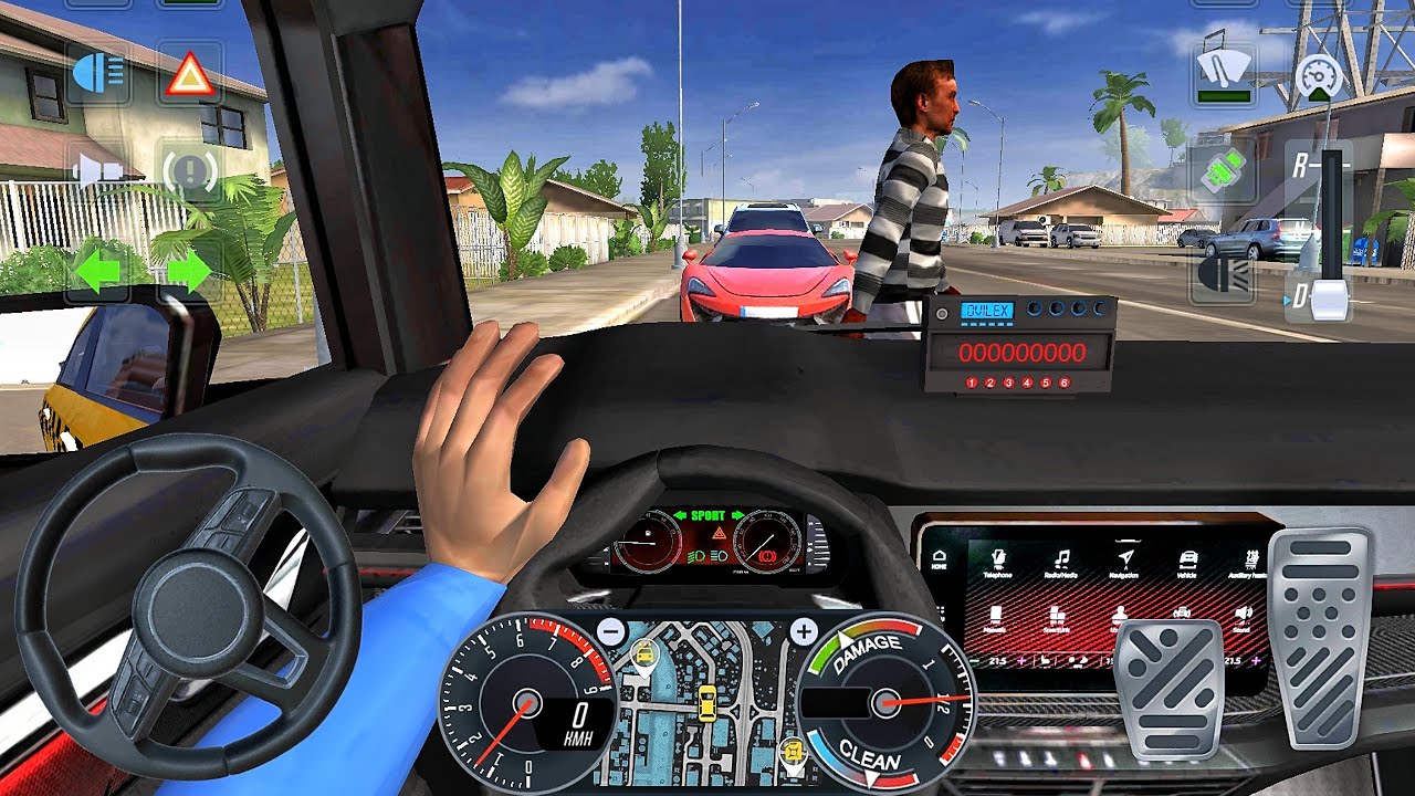 New Taxi Driver - Real Interior Car City Driving Game 2026! Taxi Simulator Car Game Android Gameplay