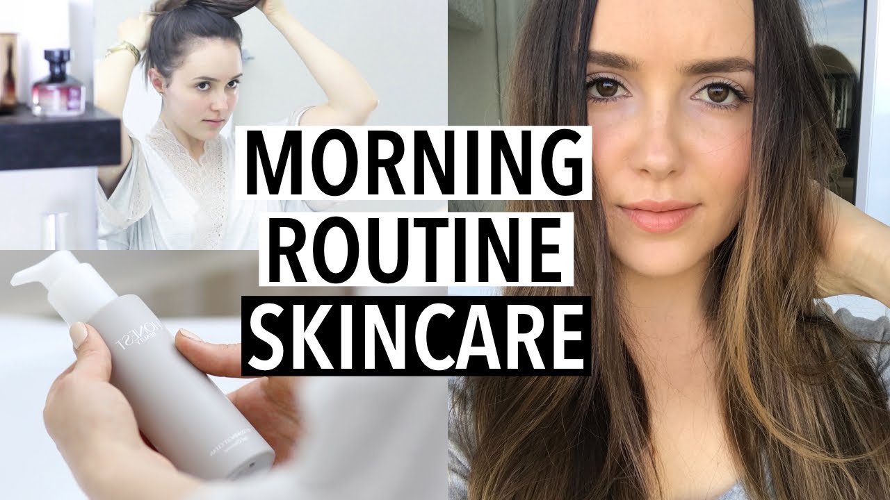 MORNING ROUTINE SKINCARE + healthy skin tips!