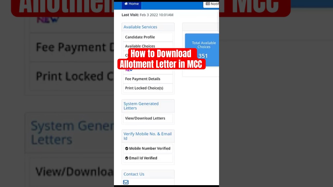 How to Download Allotment Letter in MCC Counselling #neet2025 #neetcounselling #mcc #neet #shorts