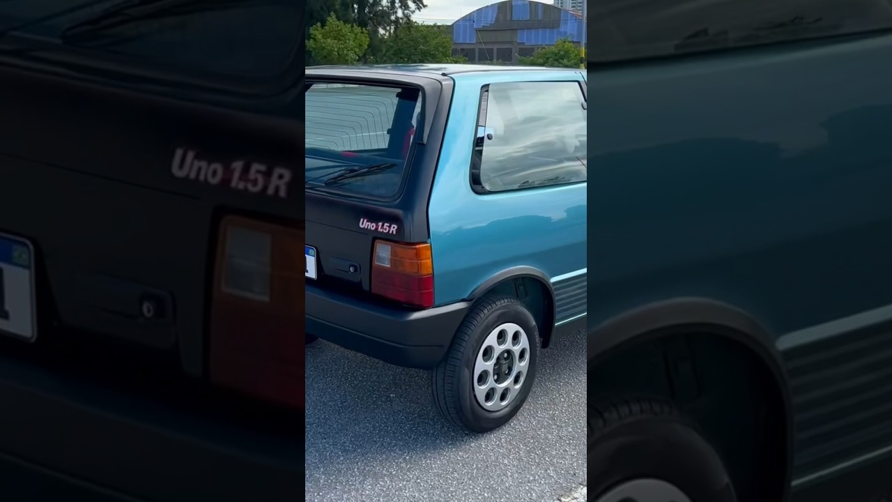 Fiat Uno 1.5R 1988 (Azul Itapema) vendido