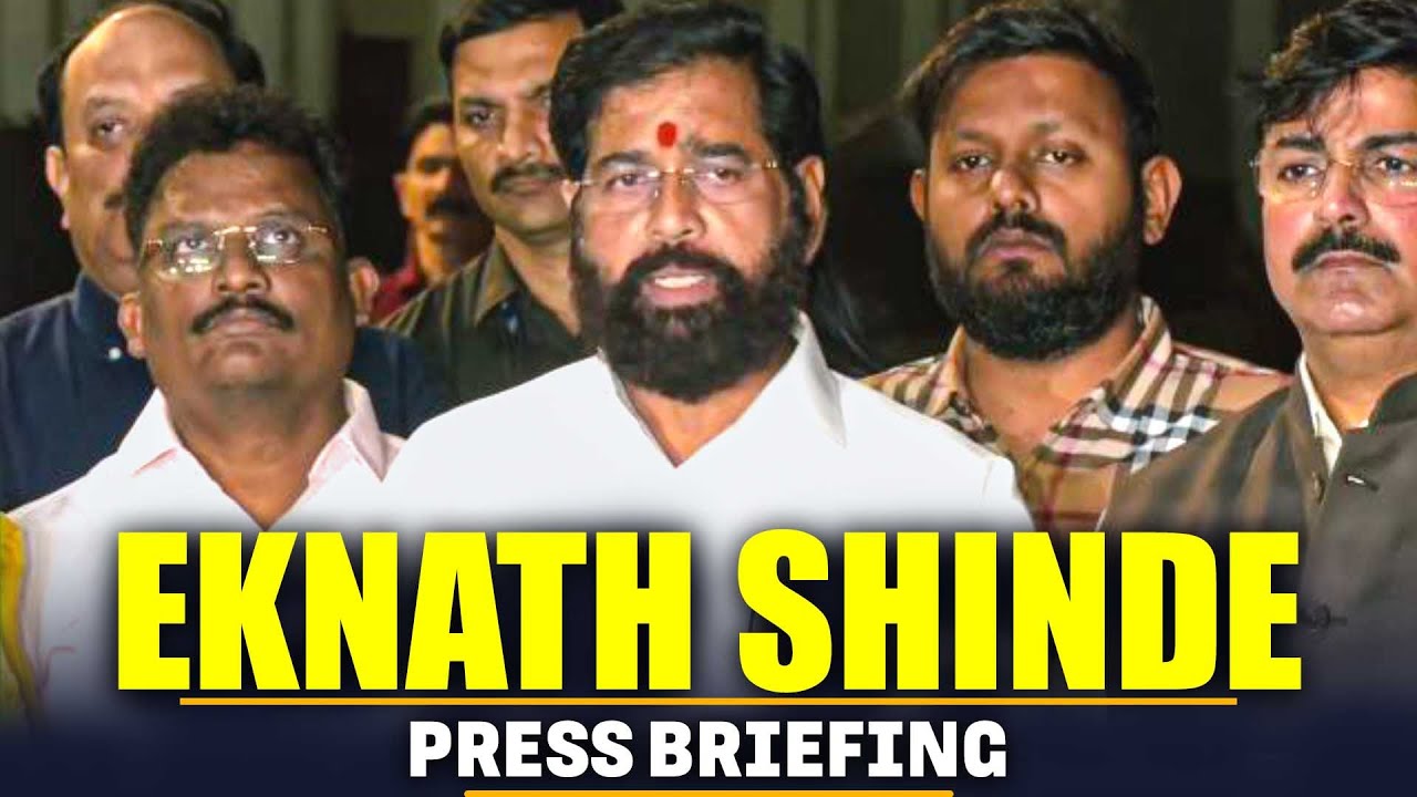 Eknath Shinde briefs media after meeting with shiv sena corporators at 5-star hotel |Mumbai