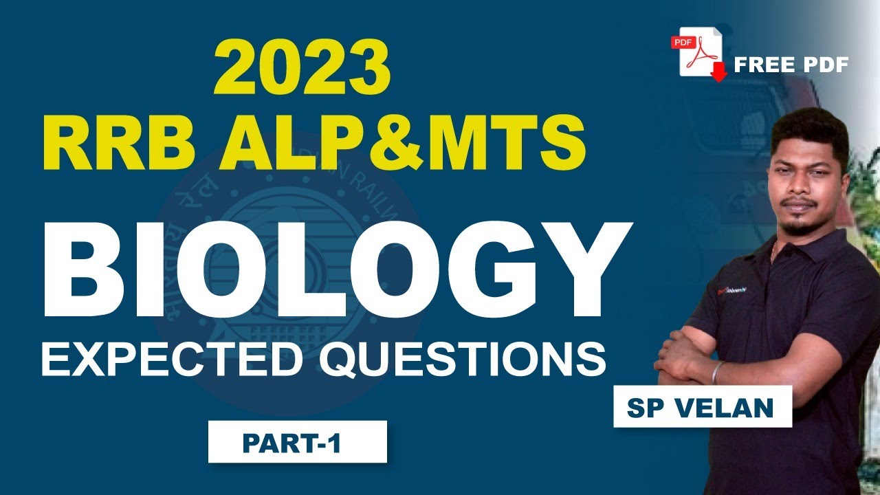 Railways Biology Expected Questions - General Science by SP Velan | RRB ALP & MTS | Race, Part 1