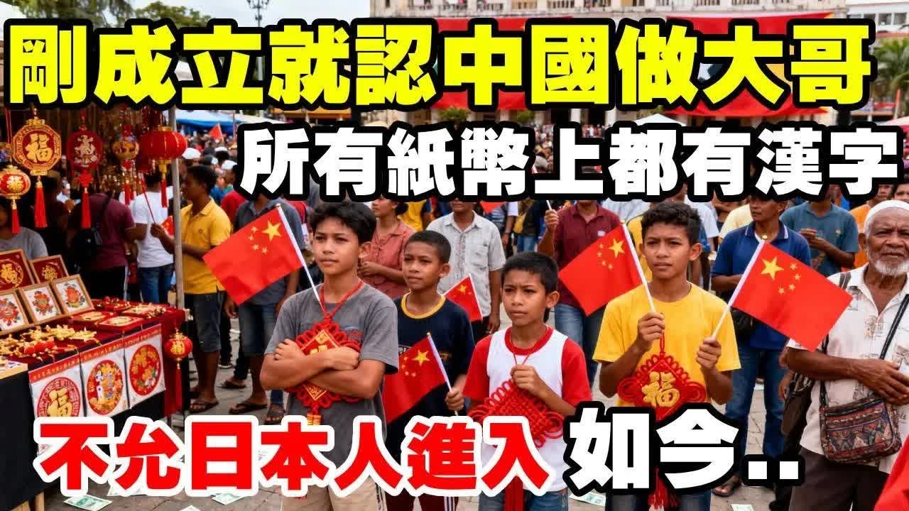 剛成立就認中國做大哥，所有紙鈔上都有漢字，至今不允日本人進入
