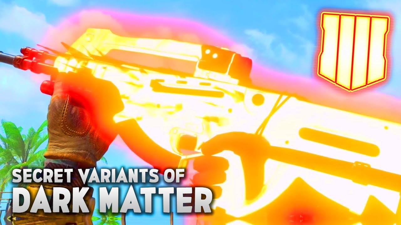 Black Ops 4: Every SECRET DARK MATTER Camo Variation and How to Unlock Them