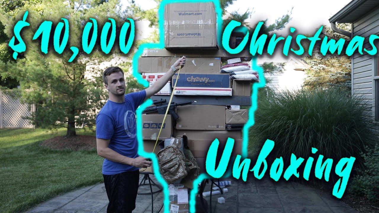 MY BIGGEST AIRSOFT UNBOXING $10,000 Massive Christmas Airsoft Unboxing Pt. 1