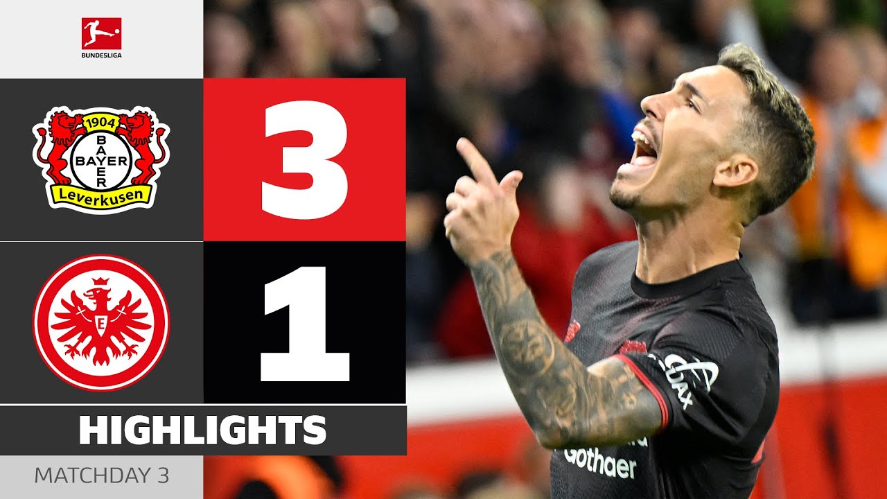 Grimaldo Magic! | BAYER 04 LEVERKUSEN - EINTRACHT FRANKFURT | Highlights | MD 3 &ndash; Bundesliga 2025/26