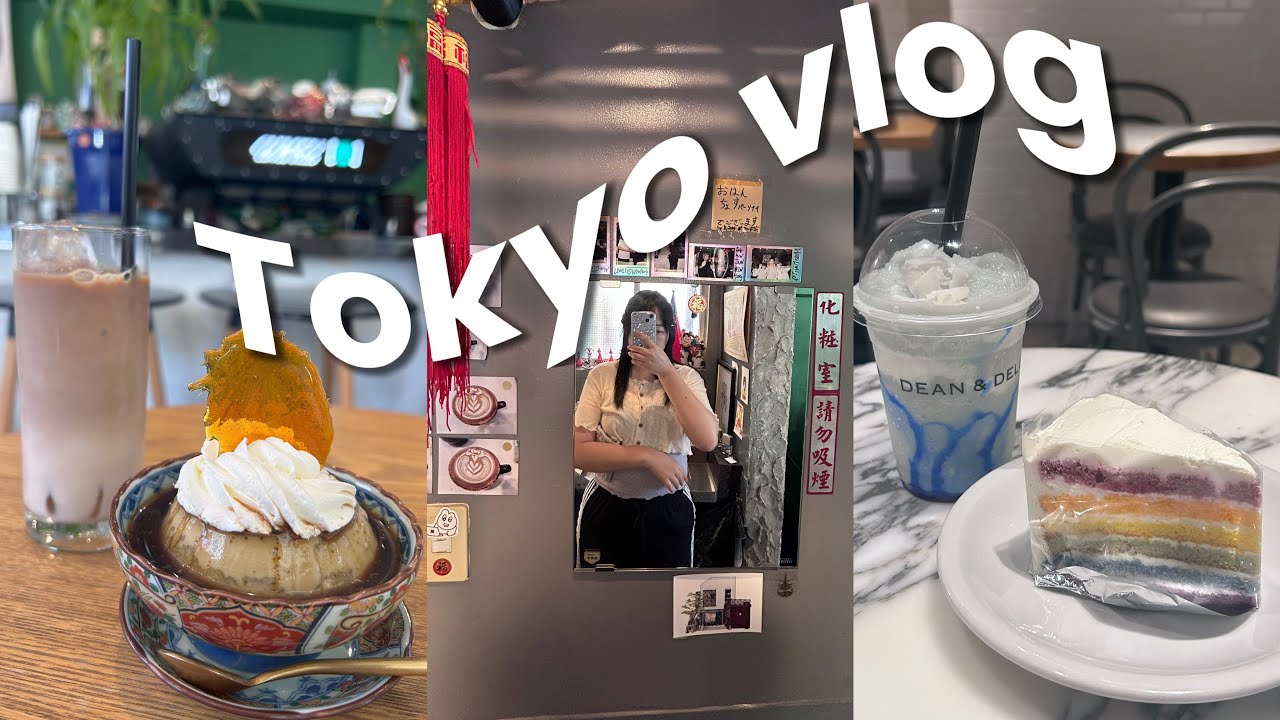 summer in japan vlog: cafes/shopping/taiwanese sweets/fashion/life in tokyo