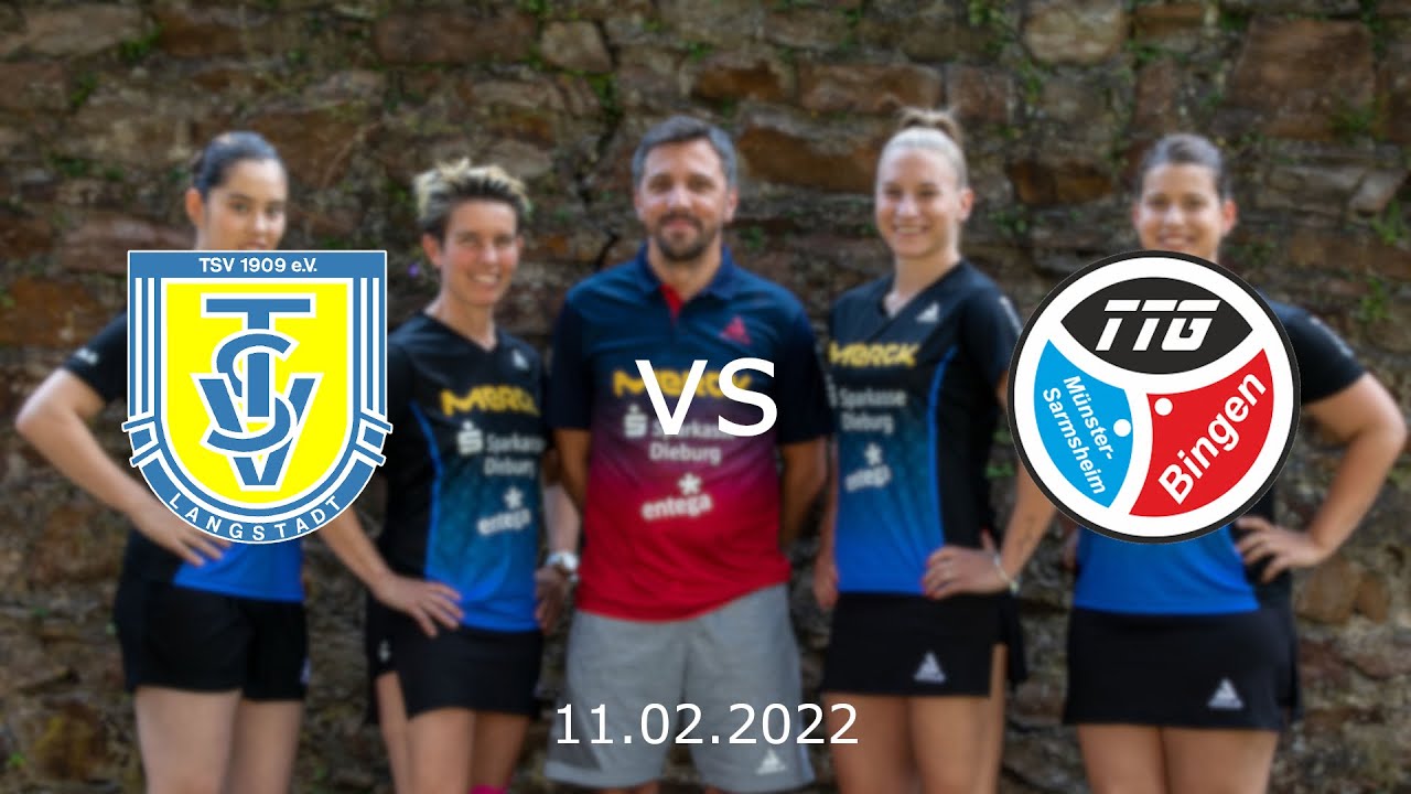 TSV Langstadt 1909 vs. TTG Bingen/Münster-Sarmsheim | Tischtennis 1. Damen-Bundesliga 21/22