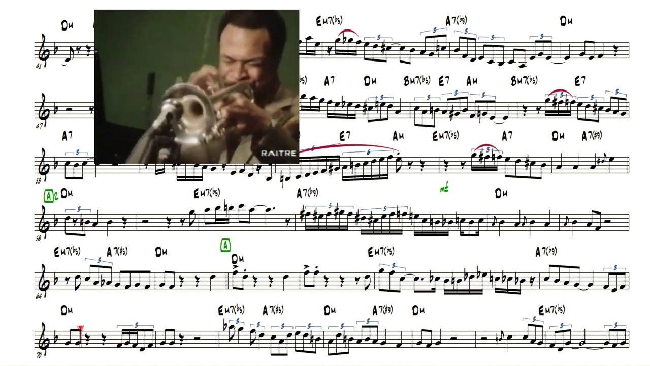 Transcription - Dat Dere - Woody Shaw